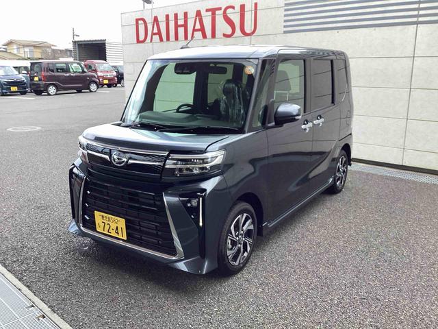 タントカスタムＸインパネシフト　プッシュスタートスイッチ　電子カードキー　電動パーキングブレーキ　アルミホイール　衝突軽減ブレーキ　車線逸脱防止　両側パワースライドドア　ＡＢＳ（鹿児島県）の中古車