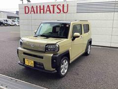 タフトＧインパネシフト　プッシュスタートスイッチ　電子カードキー　被害軽減ブレーキ　車線逸脱防止　オートマチックハイビーム　ガラスルーフ　アルミホイール　ＡＢＳ