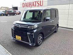 タントカスタムＸインパネシフト　プッシュスタートスイッチ　電子カードキー　電動パーキングブレーキ　アルミホイール　衝突軽減ブレーキ　車線逸脱防止　両側パワースライドドア　ＡＢＳ