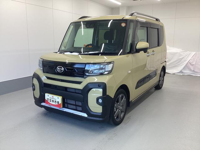 タントファンクロスターボ衝突被害軽減ブレーキ　横滑り防止装置　オートハイビーム　アイドリングストップ　ステアリングスイッチ　オートライト　キーフリー　オートエアコン　ナビ　ドラレコ　パノラマカメラ　ＥＴＣ　マット　バイザー（岐阜県）の中古車