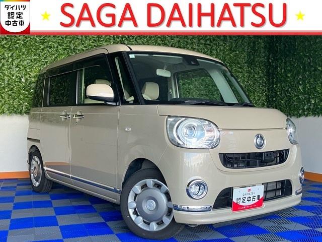 ムーヴキャンバスＧメイクアップ　ＳＡII両側電動スライドドア・プッシュボタンスタート・ステアリングスイッチ・オートエアコン・キーフリー・ベンチシート・パワーウィンドウ（佐賀県）の中古車