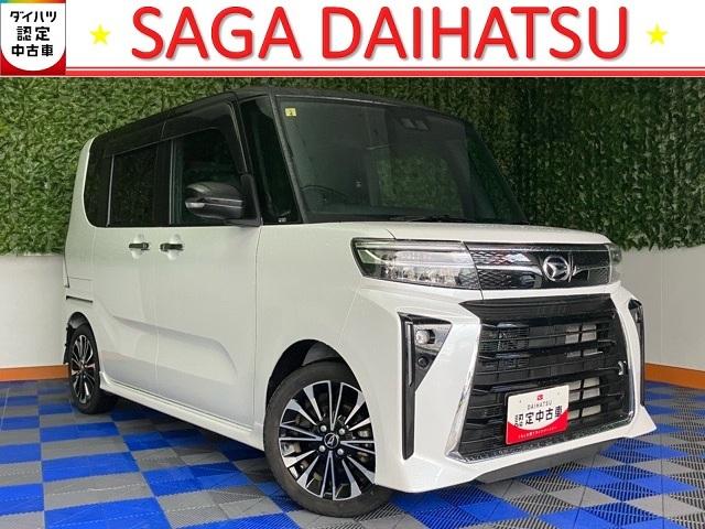 タントカスタムＲＳ　エコアイドル非装着車両側電動スライドドア・ディスプレイオーディオ・バックモニター・プッシュボタンスタート・ステアリングスイッチ・オートエアコン・キーフリーシステム・シートヒーター・アルミホイール・パワーウィンドウ（佐賀県）の中古車