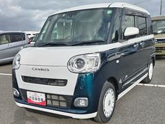 ムーヴキャンバスストライプスＧＬＥＤヘッドライト／フォグランプ　コーナーセンサー　両側パワ−スライドドア　運転席／助手席シートヒーター　禁煙車　記録簿　認定中古車　レーンアシスト　オートマチックハイビーム衝突回避支援システム搭載車