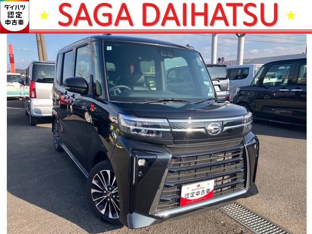 タントカスタムＲＳ両側電動スライドドア・プッシュボタンスタート・ステアリングスイッチ・オートエアコン・キーフリーシステム・シートヒーター・全周囲カメラ対応・アルミホイール・パワーウィンドウ（佐賀県）の中古車