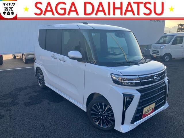 タントカスタムRS両側電動スライドドア・プッシュボタンスタート・ステアリングスイッチ・オートエアコン・キーフリーシステム・シートヒーター・全周囲カメラ対応・アルミホイール・パワーウィンドウ(佐賀県)の中古車