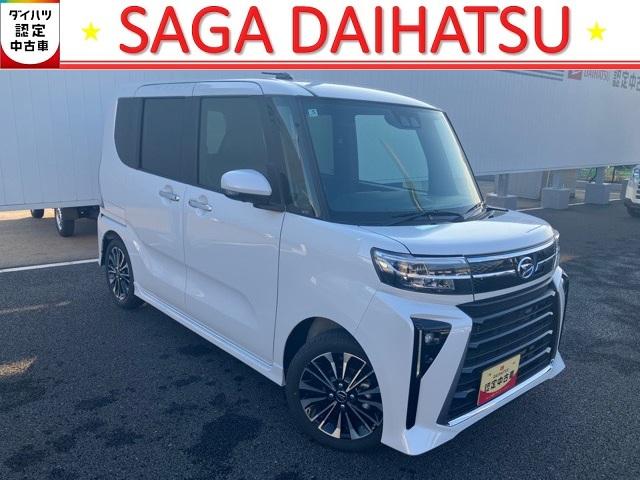 タントカスタムＲＳ両側電動スライドドア・プッシュボタンスタート・ステアリングスイッチ・オートエアコン・キーフリーシステム・シートヒーター・全周囲カメラ対応・アルミホイール・パワーウィンドウ（佐賀県）の中古車
