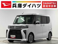 タントカスタムＲＳ　ターボ　９インチディスプレイオーディオ　ＵＳＢ１年保証　９インチディスプレイオーディオ　全方位カメラ　両側電動スライドドア　前後コーナーセンサー　前席シートヒーター　ＵＳＢ　Ｂｌｕｅｔｏｏｔｈ　オートブレーキホールド　１５インチ純正アルミホイール