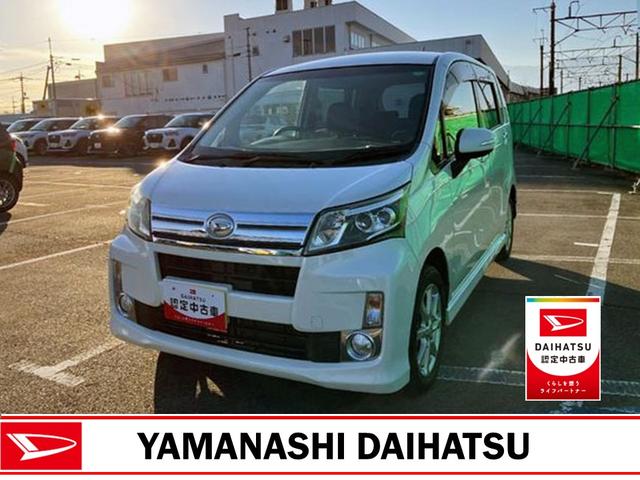 ムーヴカスタム　Ｘ　ＳＡ　純正ナビ保証対象外キーレス　ＡＢＳ　アルミホイール　４ＷＤ　運転席エアバッグ　スマートキー　オートエアコン　パワーウィンドウ　ワンオーナー（山梨県）の中古車