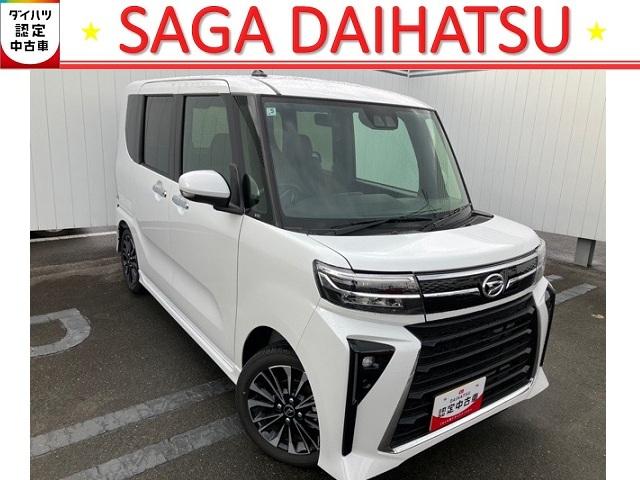 タントカスタムＲＳ両側電動スライドドア・プッシュボタンスタート・ステアリングスイッチ・オートエアコン・キーフリーシステム・シートヒーター・バックカメラ対応・アルミホイール・パワーウィンドウ（佐賀県）の中古車