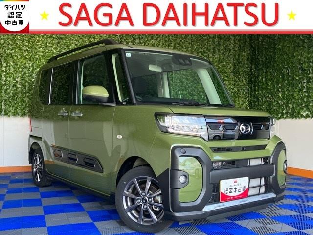 タントファンクロス両側電動スライドドア・プッシュボタンスタート・ステアリングスイッチ・オートエアコン・キーフリーシステム・シートヒーター・全周囲カメラ対応・アルミホイール・パワーウィンドウ（佐賀県）の中古車