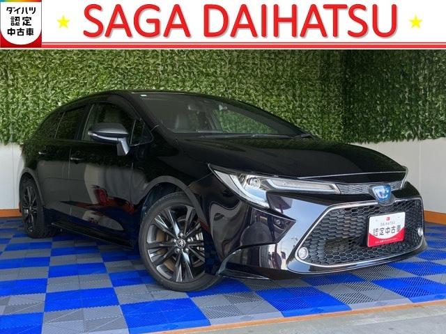 カローラツーリングハイブリッド ダブルバイビーETC・ドラレコ・バックモニター・プッシュボタンスタート・ステアリングスイッチ・オートエアコン・キーフリー・アルミホイール・パワーウィンドウ(佐賀県)の中古車