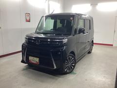 タントカスタムＲＳ衝突被害軽減ブレーキ　横滑り防止装置　オートハイビーム　アイドリングストップ　ステアリングスイッチ　オートライト　キーフリー　オートエアコン　ナビ　ドラレコ　パノラマカメラ　ＥＴＣ　マット　バイザー