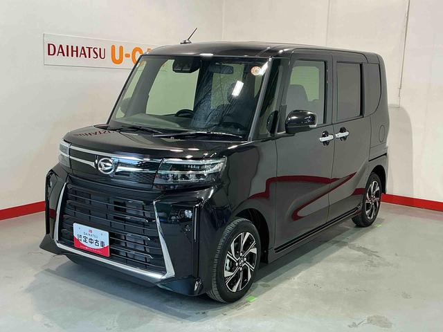 タントカスタムＸ衝突軽減ブレーキ　リアコーナーセンサー　車線逸脱防止　アイドリングストップ機能　盗難警報装置　ＬＥＤ　キーレスエントリー　前席シートヒーター　オートＬＥＤ　電動格納ミラー（栃木県）の中古車