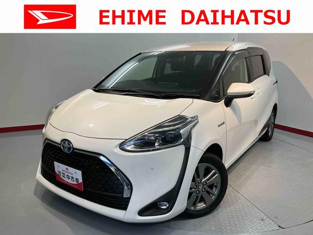 シエンタハイブリッドＧ　クエロ純正ナビバック　カメラ　地上デジタルＴＶ　ドライブレコーダー　両側電動スライドドア　クルーズコントロール　前席シートヒーター　ステアリングホイールヒーター　ＬＥＤヘッドライト　オートライト（愛媛県）の中古車