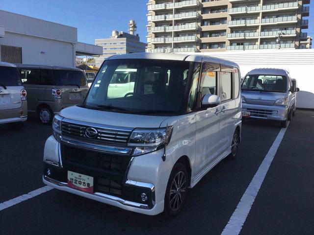 タントカスタムＸ　トップエディションＶＳ　ＳＡIIIインパネシフト　プッシュスタートスイッチ　電子カードキー　カーナビ　衝突回避支援ブレーキ　車線逸脱警報装置　両側オートスライドドア　オートマチックハイビーム　アルミホイール　ＡＢＳ（鹿児島県）の中古車