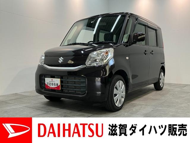 スペーシアＧ　ワンセグナビ　ＥＴＣ　シートヒーター　スマートキーワンセグナビ　ＥＴＣ車載器　ＵＳＢ　オートエアコン　スマートキー　電動格納式ミラー　シートヒーター　マニュアルレベリング　エコアイドル　両側スライドドア（滋賀県）の中古車