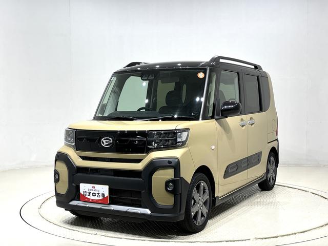 タントファンクロスターボ　ナビ　バックモニター対応　ＥＴＣ車載器ＬＥＤオートライト　パワースライドドアウェルカムオープン機能　電動格納式ドアミラー　助手席ロングスライド　助手席イージークローザー　　セキュリティアラーム　キーフリーシステム（広島県）の中古車