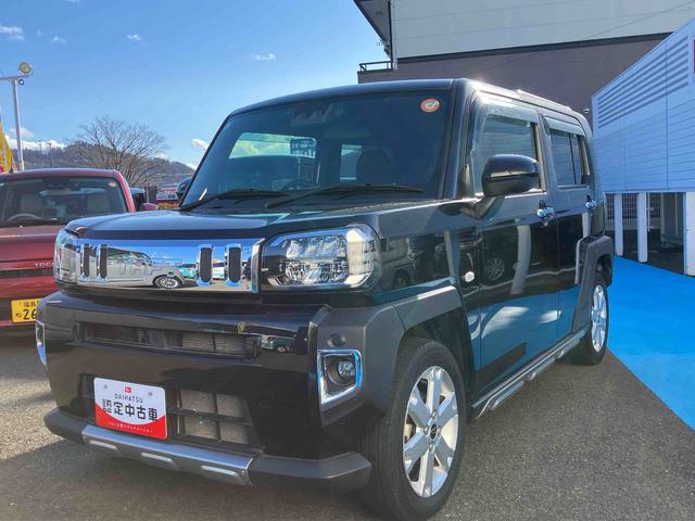 タフトＧターボ　　４ＷＤ　ドラレコ　車検整備付　ワンオーナー車４ＷＤ　ＣＶＴ　６６０ｃｃ　ナビ　バックモニター　前席シートヒーター　衝突被害軽減ブレーキ　横滑り防止装置　ＡＢＳ　アイドリングストップ　プッシュボタンスタート　クルーズコントロール　車検整備付（福島県）の中古車