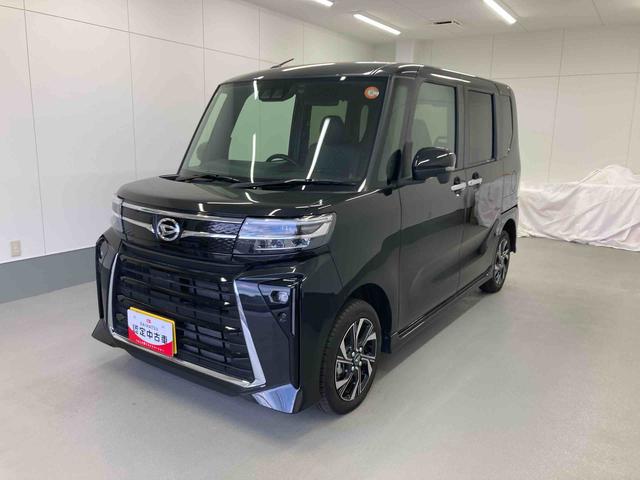 タントカスタムＸ衝突被害軽減ブレーキ　横滑り防止装置　４ＷＤ　オートハイビーム　アイドリングストップ　ステアリングスイッチ　オートライト　キーフリー　オートエアコン　ナビ　ドラレコ　パノラマカメラ　ＥＴＣ　マット（岐阜県）の中古車