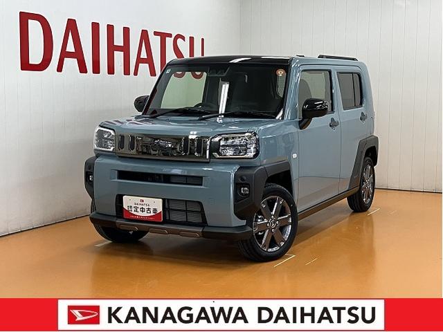 タフトＧ　ダーククロムベンチャーサポカーＳワイド適合　スカイフィールトップ　電動パーキングブレーキ　全車速追従機能付ＡＣＣ　パノラマモニター対応　ステアリングスイッチ　シートヒーター　ＵＳＢ接続端子　Ｐスタート　コーナーセンサー（神奈川県）の中古車