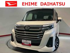 トールカスタムＧ　ターボ２ＷＤ　プッシュスタート　運転席・助手席シートヒーター　電動パーキングブレーキ　両側電動スライドドア　アイドリングストップ　オートライト　ＬＥＤヘッドライト　フロントフォグランプ　純正メモリーナビ