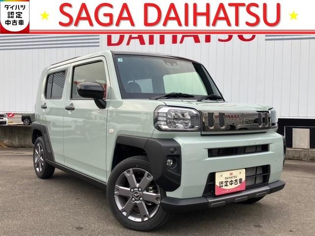 タフトG ダーククロムベンチャーコーナーセンサー・プッシュボタンスタート・ステアリングスイッチ・オートエアコン・キーフリーシステム・アルミホイール・パワーウィンドウ(佐賀県)の中古車