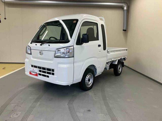 ハイゼットトラックジャンボスタンダード／４ＷＤ／ＣＶＴ／ハイルーフ電子制御式４ＷＤ　ＣＶＴ　ＡＭ／ＦＭラジオ　マニュアルエアコン　ハイルーフ　オーバーヘッドシェルフ　格納式テールゲートチェーン　リクライニング　荷台マット　三方開（三重県）の中古車