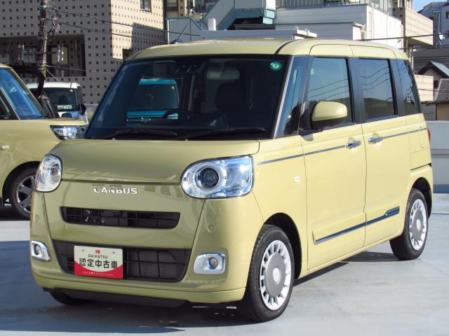 ムーヴキャンバスセオリーＧターボ　純正７インチナビ　パノラマモニター保証　新車保証・まごころ保証　１年間・走行距離無制限付き　純正７インチナビ　Ｂｌｕｅｔｏｏｔｈ接続　パノラマモニター　ＵＳＢ電源ソケット　両側電動スライドドア　アダプティブクルーズコントロール（東京都）の中古車