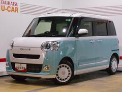 ムーヴキャンバスストライプスＧ　１０インチナビ　ドラレコ装着２０２３年モデル　ダイハツ純正１０インチスタイリッシュメモリーナビ　ドライブレコーダー　パノラマモニター　装着車