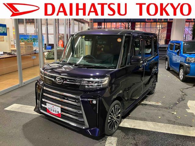 タントカスタムＲＳ　７インチナビ・パノラマモニタ・ドラレコ・ＥＴＣ１年間走行距離無制限保証（東京都）の中古車