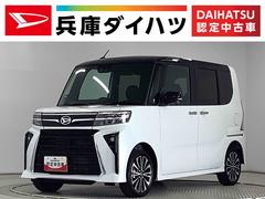 タントカスタムＲＳ　ターボ　４ＷＤ　９インチディスプレイオーディオ１年保証　９インチディスプレイオーディオ　４ＷＤ　バックカメラ　両側電動スライドドア　前後コーナーセンサー　前席シートヒーター　ＵＳＢ　Ｂｌｕｅｔｏｏｔｈ　スマートキー　１５インチ純正アルミホイール