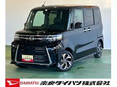 タントカスタムＸディスプレイオーディオ　電動パーキング　衝突被害軽減ブレーキ　コ−ナ−センサ−　アイドリングストップ機能　シ−トヒ−タ−　両側電動スライドドア　バックカメラ　プッシュボタンスタ−ト　ＬＥＤヘッドライト