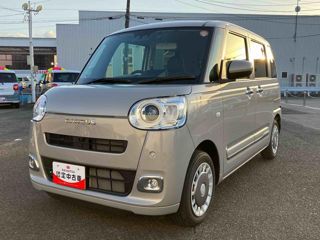 ムーヴキャンバスセオリーＧ２ＷＤ　ＣＶＴ　６６０ｃｃ　ナビ　全方位モニター　ドラレコ　前席シートヒーター　両側電動スライドドア　衝突被害軽減ブレーキ　横滑り防止装置　ＡＢＳ　アイドリングストップ　プッシュボタンスタート（福島県）の中古車