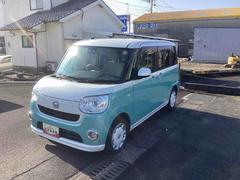 ムーヴキャンバスＧ　ＳＡＩＩＩインパネシフト　プッシュスタートスイッチ　電子カードキー　衝突軽減ブレーキ　レーンアシスト　ＡＢＳ　オートエアコン