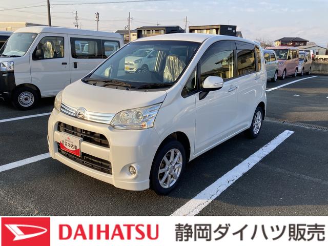 ムーヴカスタム　Ｘ１４インチアルミホイール　ＵＶカットガラス　ウレタンステアリングホイール　ウレタンインパネセンターシフト　キーフリーシステム　プッシュボタンスタート（静岡県）の中古車