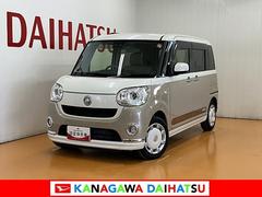 ムーヴキャンバスＧメイクアップリミテッド　ＳＡＩＩＩサポカーＳワイド適合　パノラマモニター対応　両側オートスライドドア　ステアリングスイッチ　ＵＳＢ接続端子　Ｐスタート　オートハイビーム　ＥＴＣ　置きラクボックス　キーフリー