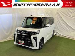 タントカスタムＲＳ純正ナビ　ドライブレコーダー　全方位モニター　ＥＴＣ　　ステアリングスイッチ　シートヒーター　キーフリーシステム　両側パワースライドドア　認定中古車　ＣＶＴ　６６０