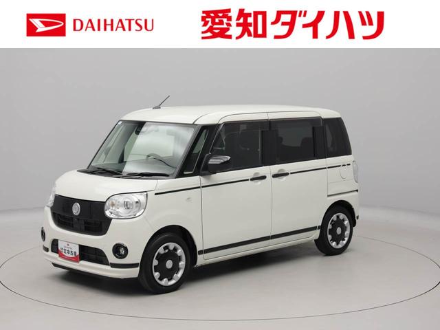 ムーヴキャンバスGブラックアクセントVS SAIII ナビ 全周囲カメラ衝突軽減ブレーキ LEDヘッドライト スマートキー プッシュボタンスタート 両側電動スライドドア 電動格納ドアミラー パワーウィンドウ オートエアコン 運転席シートヒーター 盗難防止システム(愛知県)の中古車