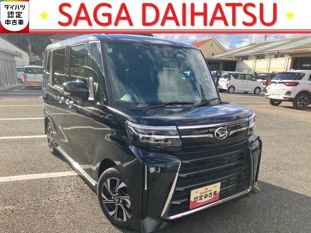 タントカスタムＸ両側電動スライドドア・プッシュボタンスタート・ステアリングスイッチ・オートエアコン・キーフリーシステム・シートヒーター・バックカメラ対応・アルミホイール・パワーウィンドウ（佐賀県）の中古車