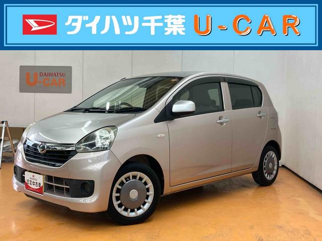 ミライースXCDラジオチューナー AUX接続 アイドリングストップ マニュアルレベリング機能付ハロゲンヘッドライト キーレスエントリー ETC リヤトランクトノカバー バニティーミラー付き左右サンバイザー(千葉県)の中古車