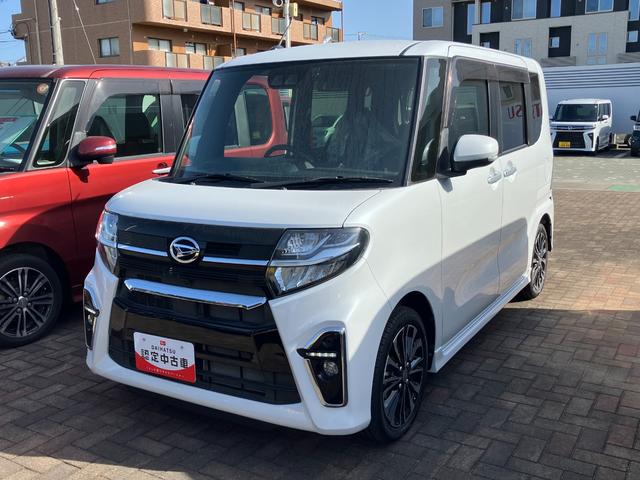 タントカスタムＲＳ１５インチアルミホイール　キーフリーシステム　プッシュボタンスタート　オートエアコン（プッシュ式）　フルＬＥＤヘッドランプ　オート格納式カラードドアミラー　本革巻ステアリングホイール（静岡県）の中古車