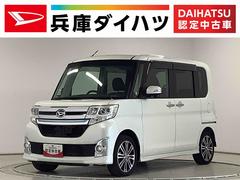 タントカスタムＲＳ　トップエディションＳＡ　ターボ　ワンオーナー１年保証　ワンオーナー　ＣＤオーディオ　ＥＴＣ　両側電動スライドドア　ＵＳＢ　ＬＥＤヘッドライト　アイドリングストップ　プッシュスタート　横滑り防止装置　オートエアコン　１５インチ純正アルミホイール