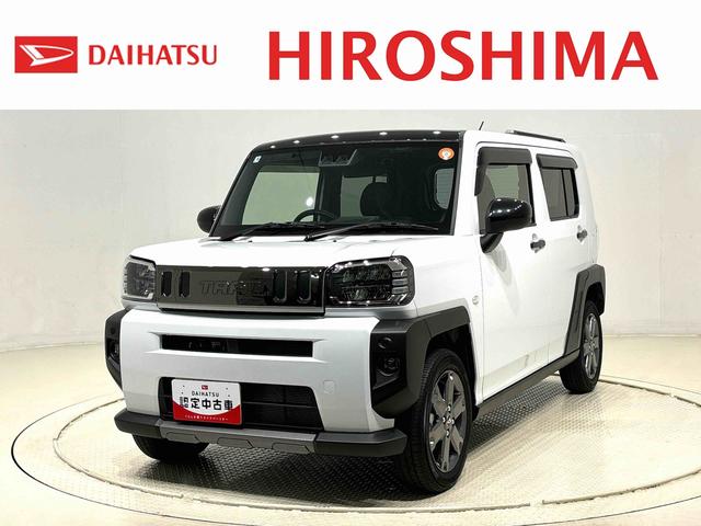 タフトＧターボ　ダーククロムベンチャー　バックモニター対応スカイフィールトップ　クロムパック　メッキパック　シルバーアンダーガーニッシュ　インテリアアクセント　ＬＥＤオートハイビーム＆フォグランプ　電動パーキングブレーキ　バックカメラ　アルミホイール（広島県）の中古車