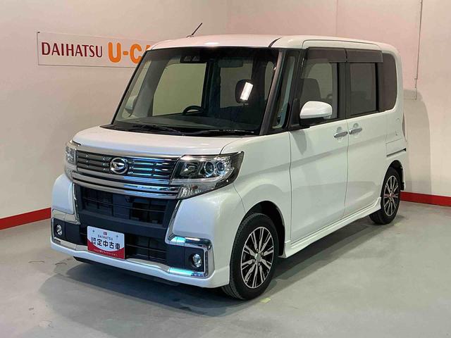 タントカスタムＸ　トップエディションリミテッドＳＡIIIキーフリーシステム　ドライブレコーダー　パノラマモニター　ナビゲーションシステム　両側電動スライドドア　　パノラマモニター　スマートアシスト３　衝突被害軽減システム（栃木県）の中古車
