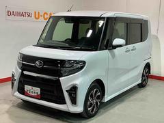 タントカスタムＸ衝突軽減ブレーキ　リアコーナーセンサー　車線逸脱防止　スライドドア　アイドリングストップ機能　Ｂカメラ　ＴＶ　盗難警報装置　ＬＥＤ　キーレスエントリー　前席シートヒーター　オートＬＥＤ