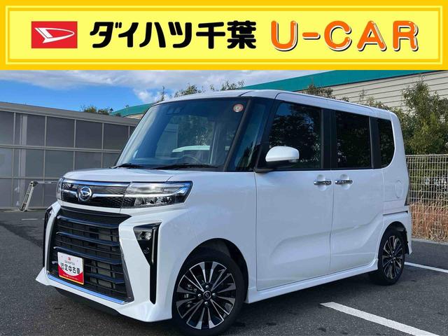 タントカスタムＲＳターボエンジン　１５インチアルミ　バックカメラ　両側電動スライドドア　シートヒーター　電動駐車ブレーキ　ＬＥＤライト＆フォグ　上下２段調節式デッキボード　コーナーセンサー　衝突被害軽減ブレーキ（千葉県）の中古車