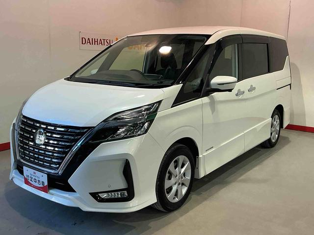 セレナハイウェイスターＶタバコ臭あり　アラウンドビュ−　アルミ　衝突被害軽減　Ｗエアコン　エアバッグ　両側オートスライドドア　インテリジェントキー　メモリーナビ　ナビＴＶ　ドラレコ　Ｗエアバッグ　電格ミラー（栃木県）の中古車