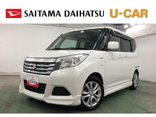 ソリオハイブリッドＭＸ　走行４７３７２キロ／ＣＤチューナー一年保証・走行距離無制限走行４７３７２キロ　助手席エアバック　純正カーペットマット　ＵＳＢ　アイドリングストップ　電動格納ドアミラー（埼玉県）の中古車