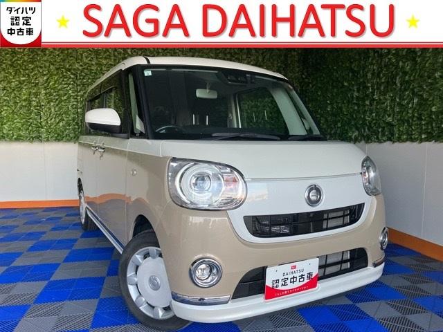 ムーヴキャンバスＧブラックインテリアリミテッド　ＳＡIII両側電動スライドドア・ドラレコ・パノラマモニター・プッシュボタンスタート・ステアリングスイッチ・オートエアコン・オートハイビーム・キーフリーシステム・ベンチシート・パワーウィンドウ（佐賀県）の中古車