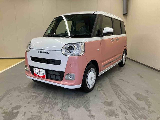 ムーヴキャンバスストライプスＧ／ナビ／バックモニター／ドライブレコーダーナビ　バックモニター　ドライブレコーダー　両側パワースライドドア　イージークローザー　ホッとカップホルダー　シートヒーター　インパネシフト　プッシュボタンスタート　キーフリー　電動パーキングブレーキ（三重県）の中古車